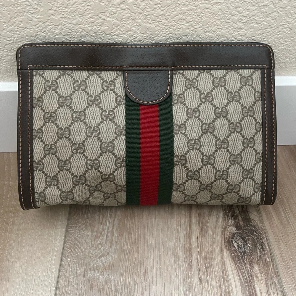 GUCCI Parfums Sherryline Clutch or Travel Bag w/ COA - Picture 2 of 9